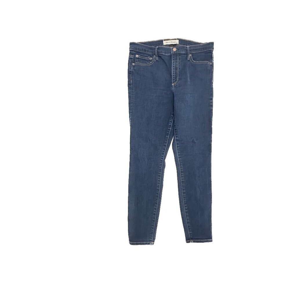 Gap Super High‎ Rise True Skinny Women's size 31 Dark Blue Denim jeans